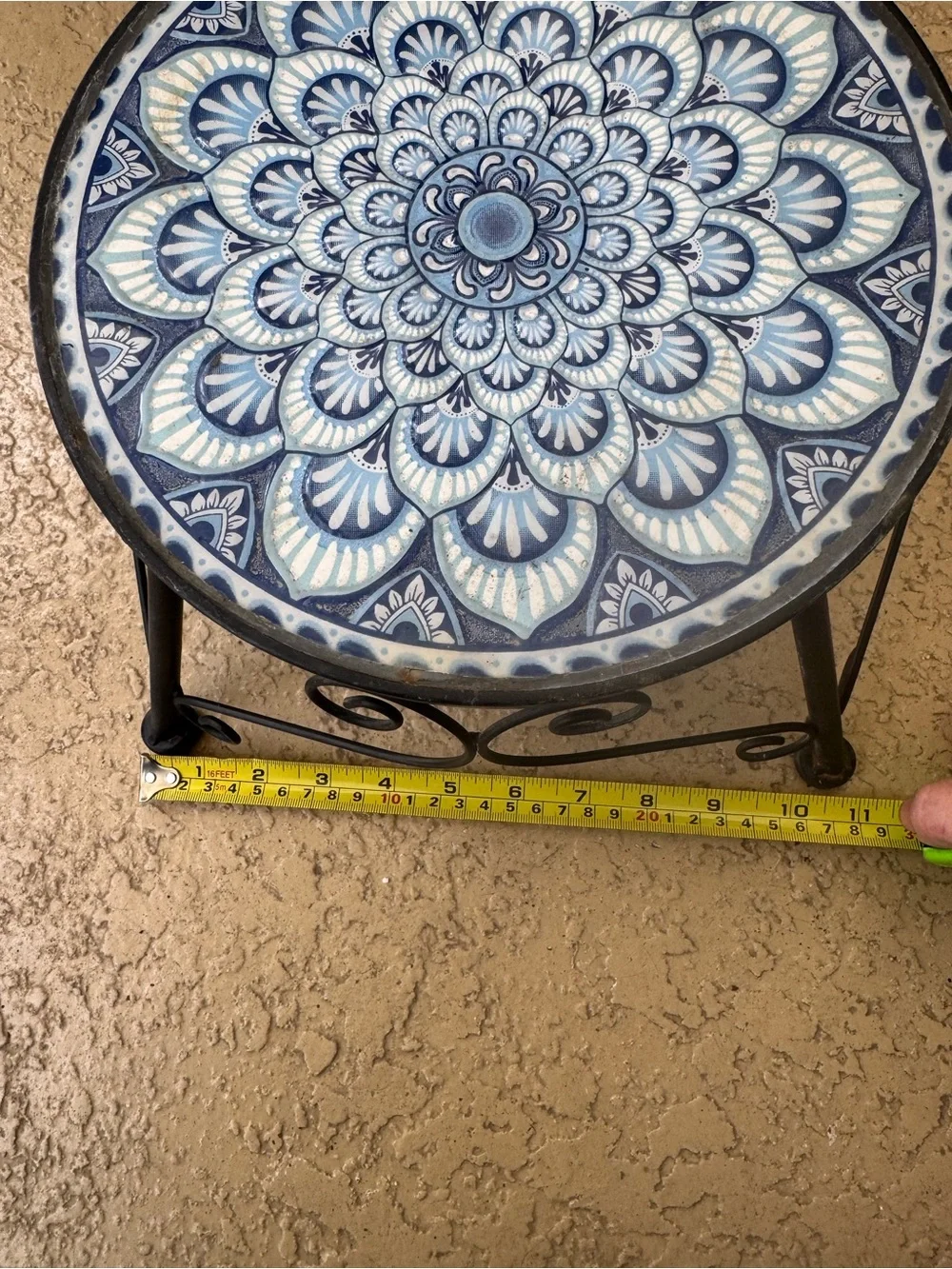 Zaer Ltd. International blue mandala